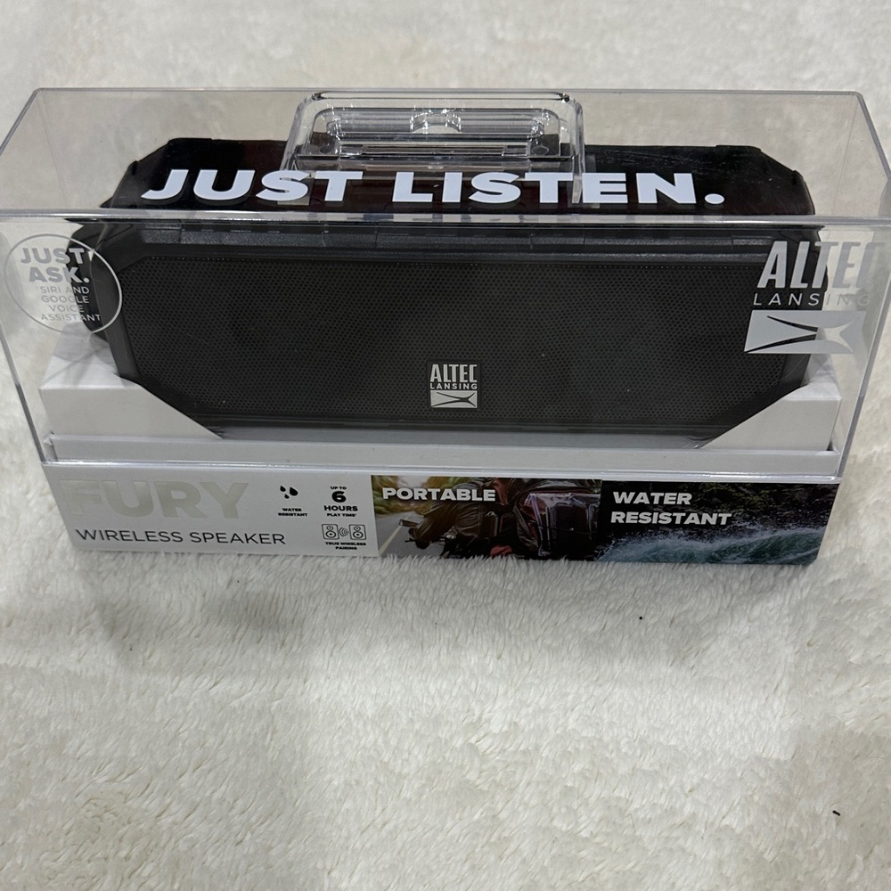 Altec Lansing Black Portable Wireless Speaker